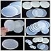 10Pc White Silicone Rubber Round Sheet Dia 8-100mm Thick 1.5mm Heat Resistant Seal Gasket Flexible Translucent Solid Protection Circles Pads for Industrial DIY Home Anti Vibration Slip(55mm*1.5mm)