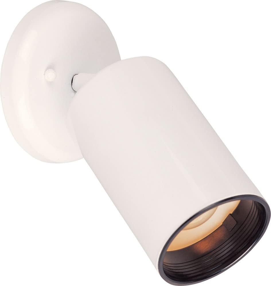 Maxim Spots-One Light Can Wall/Flush Mount in Style-5 Inches Wide by 8.5 inches high-White Finish