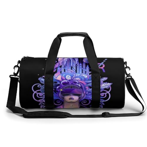 Sac de voyage sac week-end duffel bag punk garçon pour sport et camping