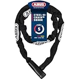 ABUS Steel-O-Chain 5805K candado de Cadena - Candado de Acero para Bicicletas - Nivel de Seguridad 5