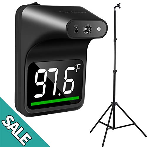 Image of REED Non-Contact Medical Screening Forehead Thermometer for Physician Offices and Hospitals (Mounted)