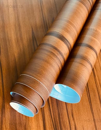 Image of HOME13 Vinyl Kitchen Self Adhesive Vinyl Decorative Wooden Wallpaper for Kitchen Countertop Home /Office 2 Ft x 6 Ft with 2pcs