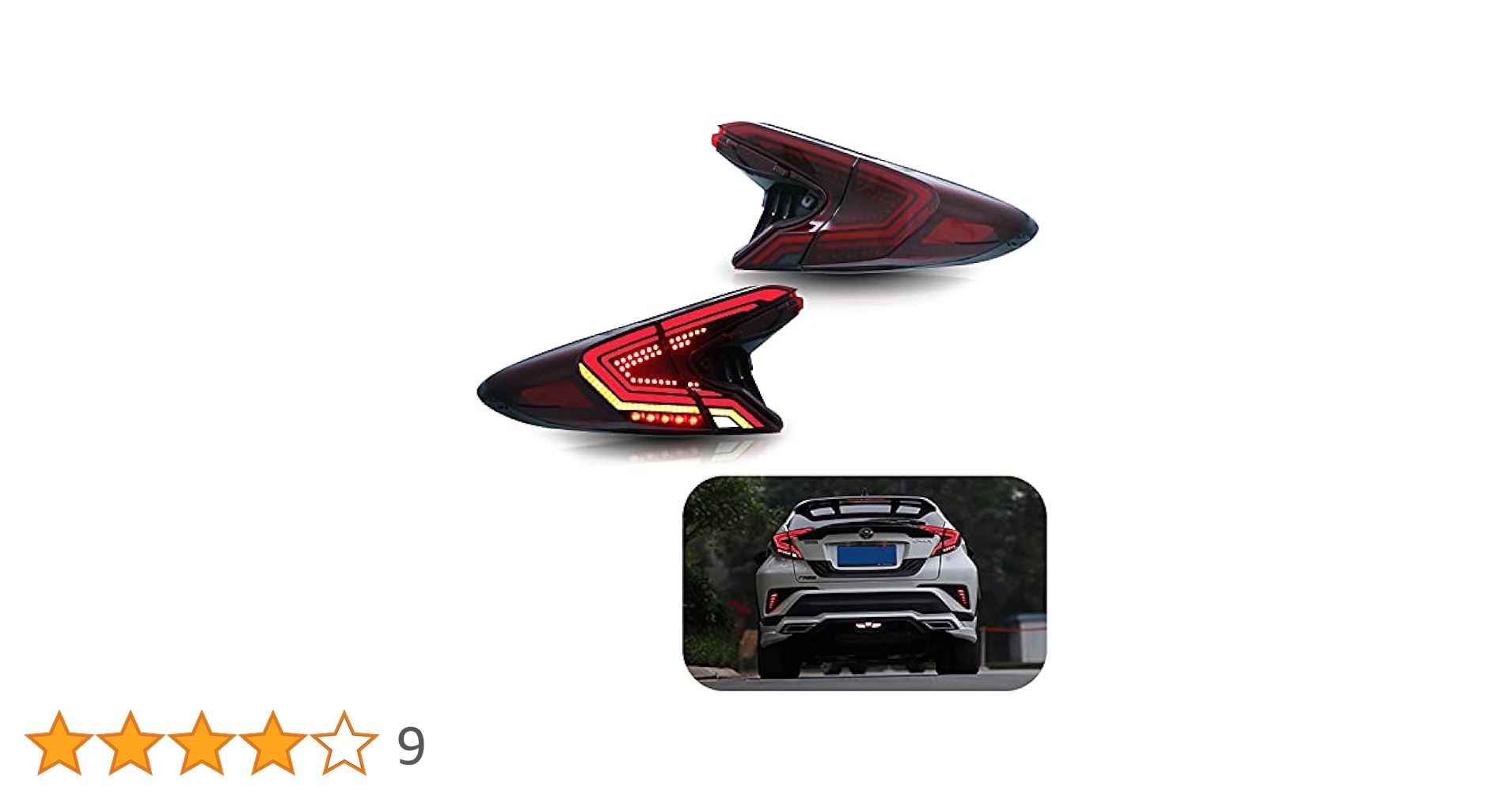 Amazon | Katsu CHR C-HR テールライト リアライト 流れる