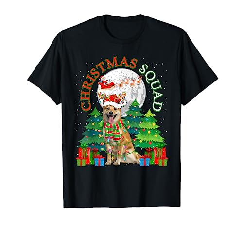 Christmas Squad: Papá Noel Reindeer Shiba Inu Xmas Owner Kids Camiseta