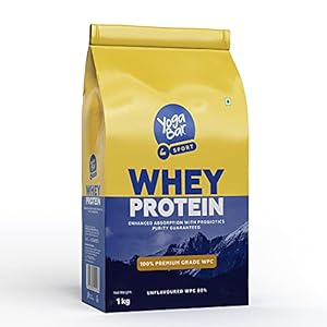 Yogabar Premium Grade Whey Protein Powder For Men and Women – ( 1kg )