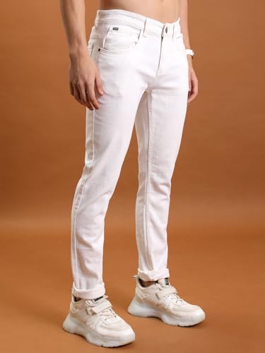 Image of Highlander Men's Straight-Fit Jeans | Classic & Modern | Stretchable Denim | Jeans for Man | Men Jeans