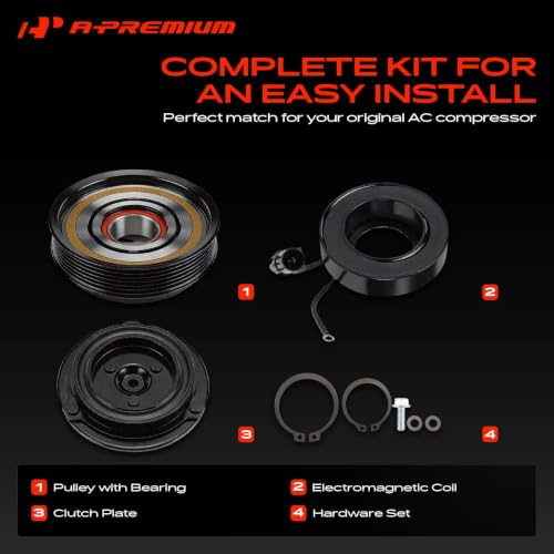A-Premium Air Conditioner AC Compressor Clutch Kit by A-Premium - Used condition - Image 3