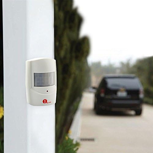 1byone Wireless Home Security Driveway Alert Alarm with Remote Controller, Remote Distance 30 Meters