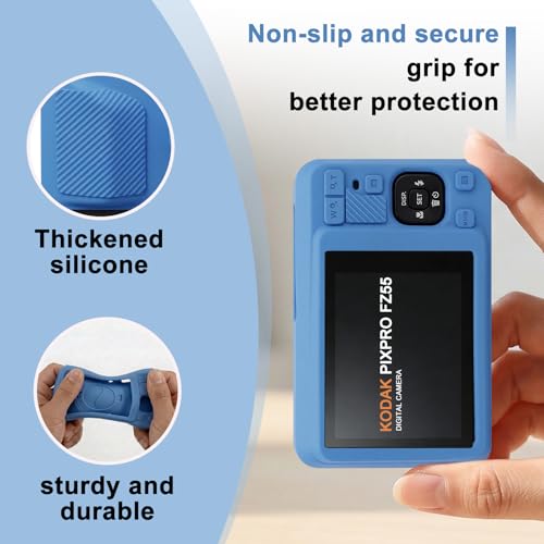 Funda protectora de silicona para Kodak PIXPRO FZ55 miniatura 3
