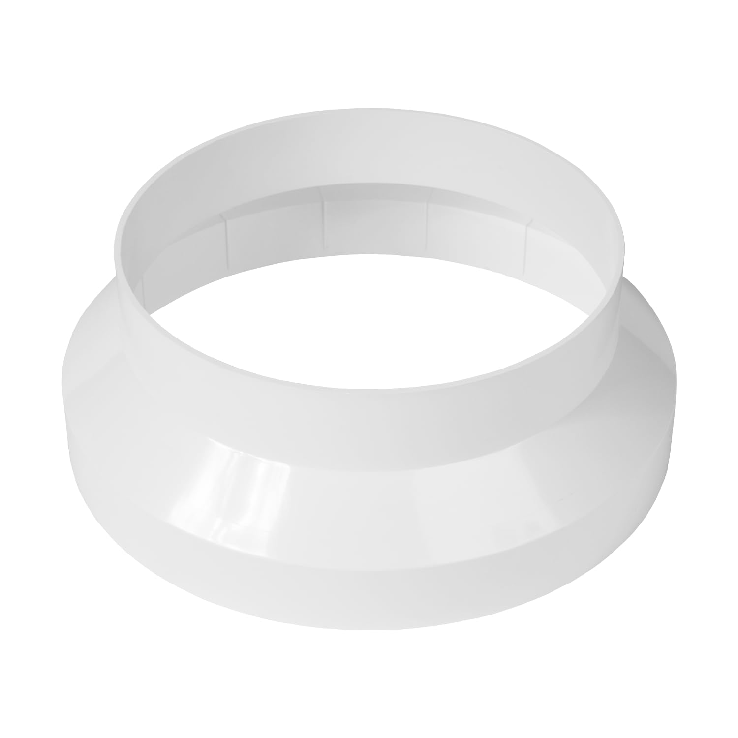 Repa Market Riduttore per canale da 150 a 125 mm, in plastica ABS, connettore per aria di scarico HVAC, climatizzatore, sistemi di ventilazione – tubo in PVC, tubo di condizionamento/tubo di scarico
