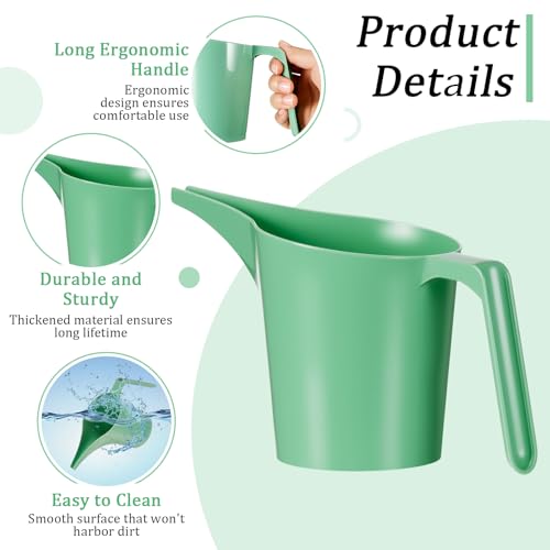 2 Pcs Bird Seed Scoop, Pet Food Bird Seed Scoop Large Capacity Suitable Narrow Spout Suitable for Tube Feeders for Filling Avian Birds Feeders Small Animal Food(Green) - Image 4