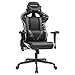SONGMICS Gaming Stuhl, Bürostuhl, ergonomischer Schreibtischstuhl, verstellbare Rückenlehne, Armlehnen, Kopf- und Lendenkissen, schwarz-Tarnfarben RCG47BG