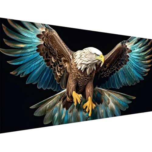 Peinture Diamant Aigle 5D : Idée Cadeau Idéale Loisirs Créatifs Adultes Débutant