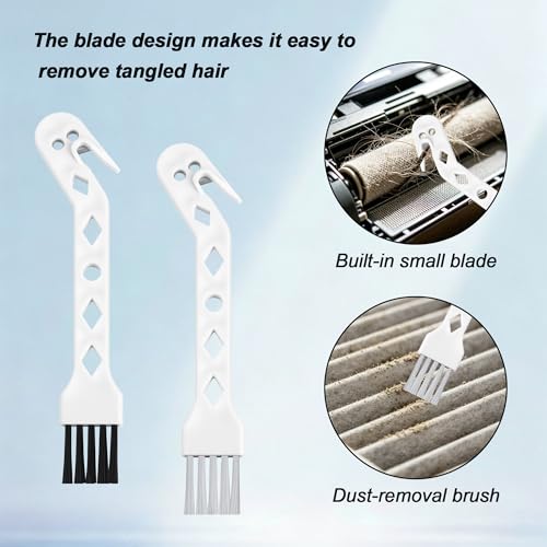 Image of 4 Pcs Vacuum Cleaner Brush, 2 in 1 Vacuum Roller Cleaning Tool