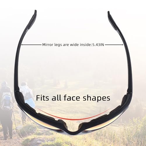 image for YISUGOOC 4 Pair Motorcycle Glasses Riding Glasses UV Protection Windpr