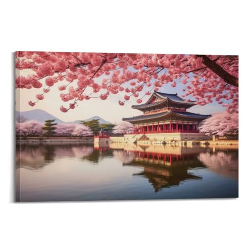 Cadre décoration murale moderne pour transformer un mur vide en paysage zen