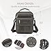 Imagen de SPAHER Bandolera Piel Grande Bolso Caballero Cuero Piel Mariconeras para Hombres Man Bag