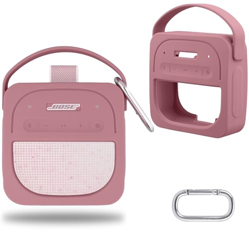 for Bose New SoundLink Micro 2nd Gen Portable Speaker Silicone Case, Pink
