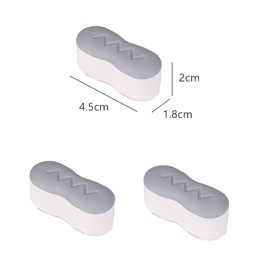 Protector de asiento de inodoro de bidé, 8 piezas, accesorio de bidé para inodoro, kit de parachoques de asiento universal de repuesto con adhesivo