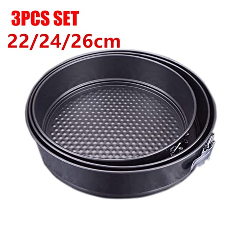 Zdejmowane dno Nieprzywierająca metalowa forma do pieczenia Okrągła kwadratowa forma do pieczenia Ciasto do pieczenia Ciasto ze stali węglowej Forma do pieczenia ciasta (kolor: B, rozmiar: kod L)