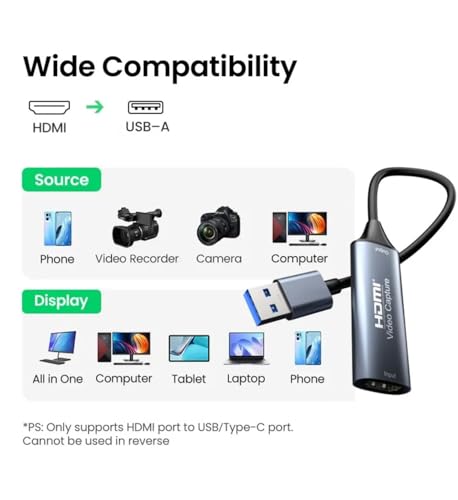 Tobo USB 3.0 Video Capture Card, hdmi Capture Card, Full HD 1080P 4k Hdmi Capture Card Live Streaming and Record, Live Broadcasting, Gaming,... - Image 2