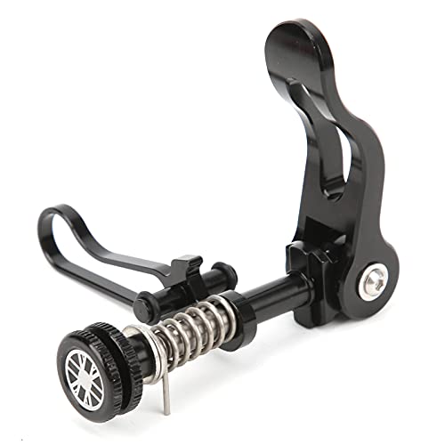 Baxnore シートポストクランプ バイクロッククランプ 自転車シートポストクランプ クイックリリース アルミ合金シートポストクランプ 高強度 軽量 防水 防湿 自転車用サイクリングアクセサリー レッドブラック (黒)