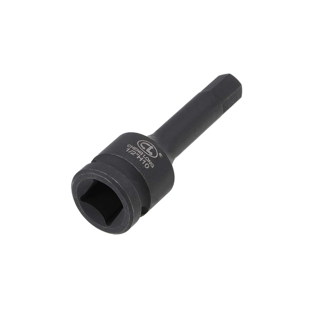 TA-VIGOR Impact Hex Bit Socket, 1/2" Drive x H10 (10mm) Allen Key Socket, Premium CR-MO Steel Bits, Hex Bit with 78mm Length for Torque Wrench, Ratchet Wrench, Impact Power Drills