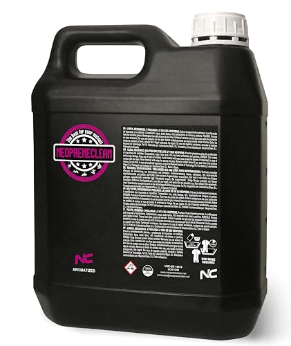 NeopreneClean - 5 litros. Aroma Sandía. Jabón detergente para neoprenos. Sin Aclarado.100% Biodegradable. Producto Recomendado por la FESURFING