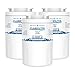 Clarifilter MWF Cartucho de filtro de agua del frigorífico compatible con GE MWF, MWFA, MWFP, GWF, GWFA, GWF01, General Electric SmartWater; Hotpoint HWF, HWFA, MWF, MWFA (3)
