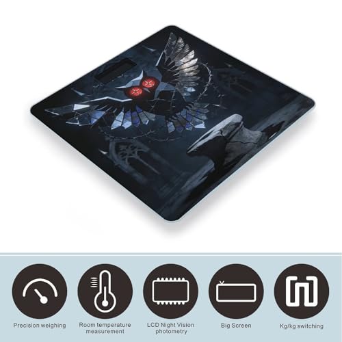 Báscula Digital de Baño con Pantalla LED Transparente 400 Lbs miniatura 3