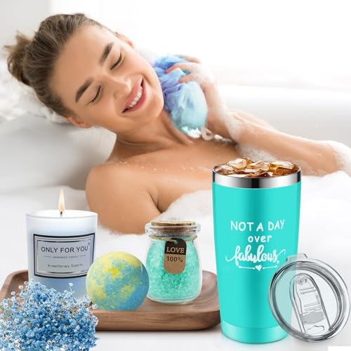 Gepersonaliseerde cadeaus voor vrouwen, geschenkdoos voor verjaardag, vrouwen, met 50 ml beker, ontspanning, wellnessgeschenken voor moeder, echtgenote, zus, beste vriendin - Afbeelding 6