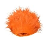 lanbqiuer Funny Wigs for Women Orange Party Wigs Costume Funky Hairband Crazy Wig for Halloween Costume Cosplay