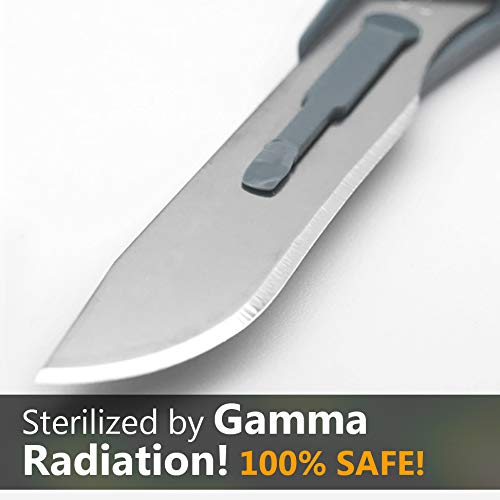 Mymed SLT-06/H1#10.15 Pack Of 15 Surgical Blades 10 And Stainless Steel Scalpel Handle thumb #6