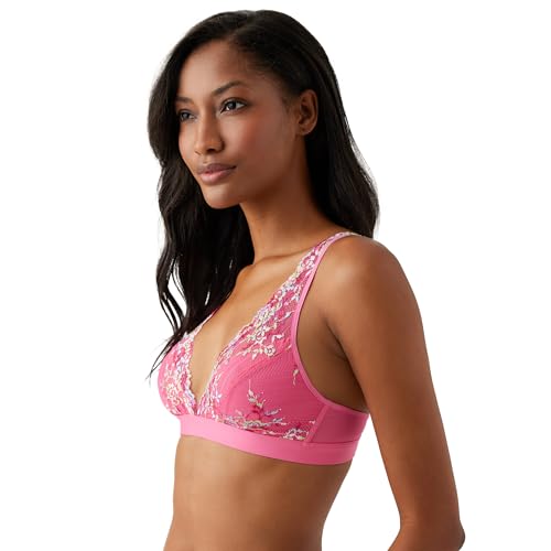 Image of Wacoal Women's Embrace Lace Lightly Lined Wire Free Mid Coverage Bralette, 852191