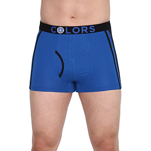Image of RUPA FRONTLINE Colors Men's Front Open Athlefit Mini Trunks | Soft-Touch Cotton Stretch | Snug Fit | Breathable Fabric | Supporter Brief | Pack of 1