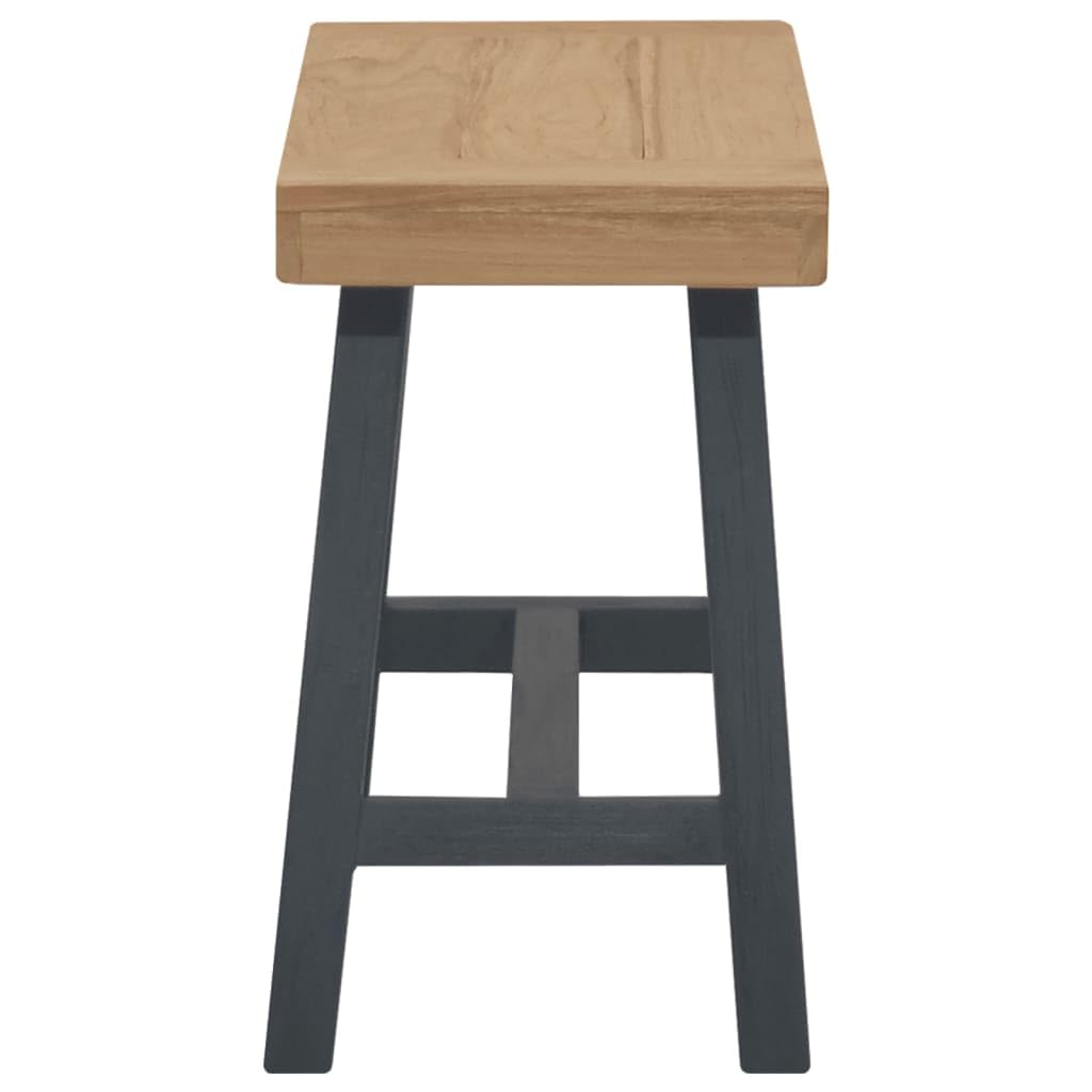 Genérico Banco de Madera Maciza de Teca 80 cm,Mobiliario,Bancos,Bancos de Comedor y cocina-340742