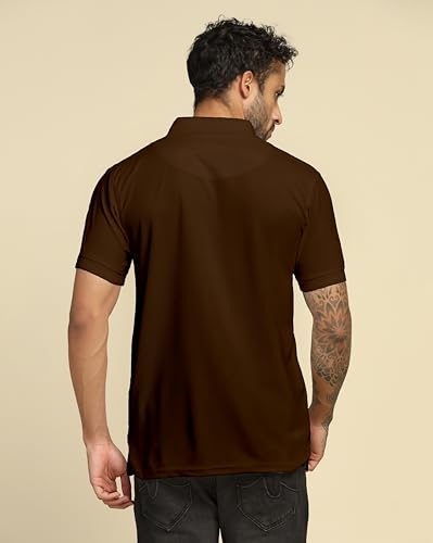 Image of VastraVibes Men's Polo Regular Fit T-Shirt
