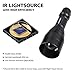 LUMENSHOOTER A8S Infrared Flashlight, Zoomable 850nm Hunting Light IR Illuminator for Night Vision Optics(Not a Regular Light,Must Use with Night Vision Devices)