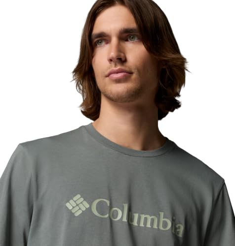 Columbia Herren Basic Logo Tee Kurzarm T-Shirt Sedona Sage Gem Columbia Medium – Ansicht 4