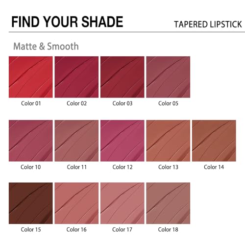 evpct Nuetral Nude Gradient Matte Lipstick Lip Liner Crayon Combo Pencil Set for Older Women Long Lasting Waterproof, Matte Brown Nude Cream Lip Liner and Lipstick Combo Makeup, Flawless Ombre Effect - Image 6