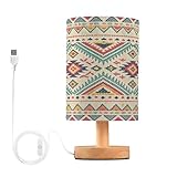 Conveniente Deisgn: la lampada da comodino con porte di ricarica USB C, plug and play, dispone di un interruttore a pulsante di estremità corta per un facile controllo. La base in legno antiscivolo garantisce un posizionamento stabile ovunque ne abbiate bisogno