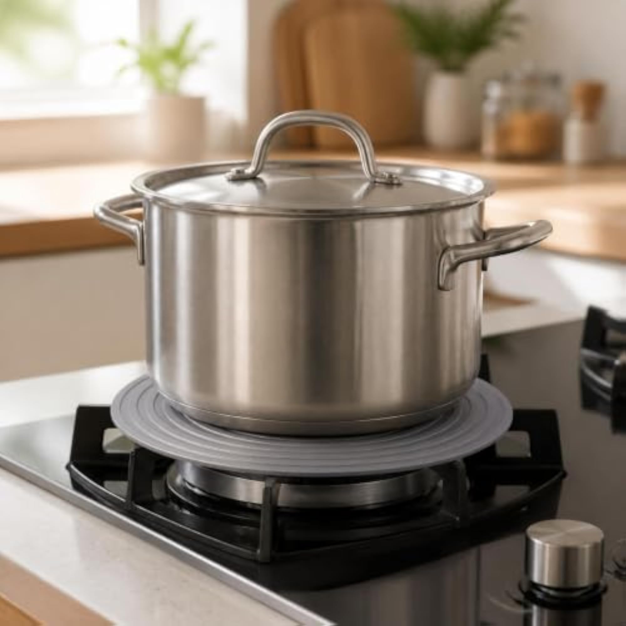 Circular Heat Disperser Plate for Simmering