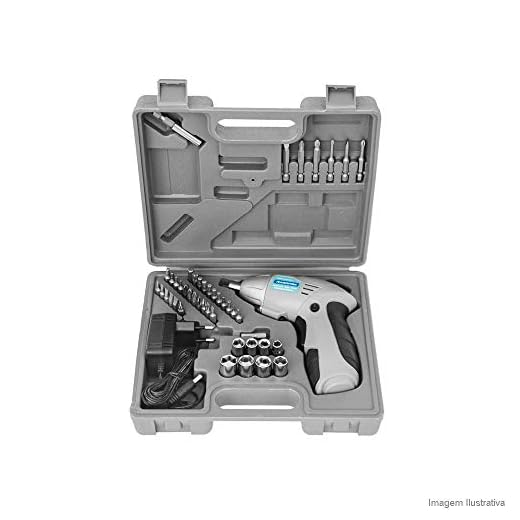 Tramontina Parafusadeira a Bateria 3,6V com 46 Peças