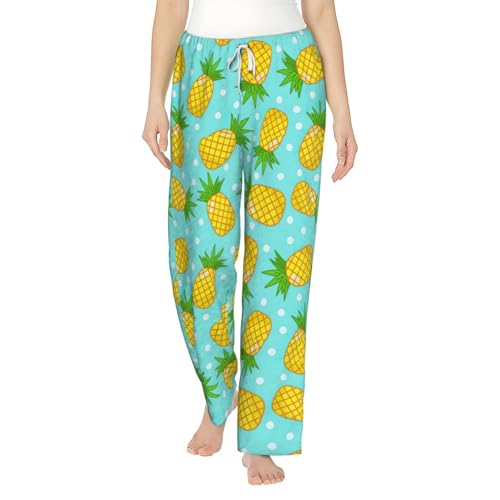 Pantalon de pyjama doux en flanelle avec poches contre le froid nocturne