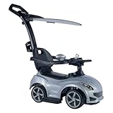 Apache Montable 3 en 1 Barra de Empuje,Sonido y Techo (Gris)