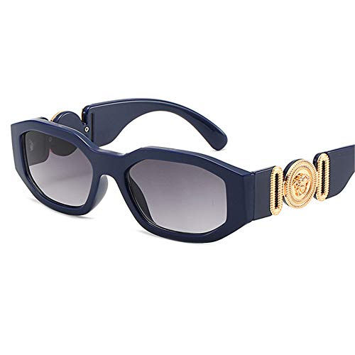 Preisvergleich Produktbild GDYX Sonnenbrillen Mode rechteckige Sonnenbrille, Männer und Frauen Luxus Design Retro Persönlichkeit Frauen und Männer Brille 4