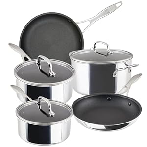 Circulon 67266 Edelstahl-Pfannenset 5-teilig