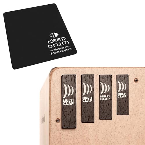 Schlagwerk MC40 clips sonores pour lot de 4 cajons et assise confortable Keepdrum