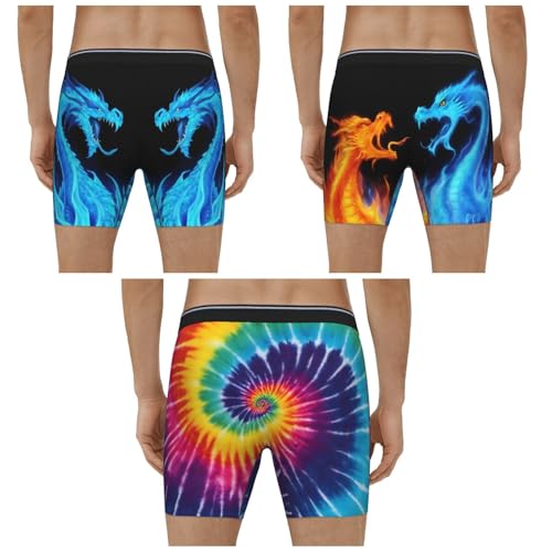 Underwear Men 3 Pack Funny Boxer Brief Set For Men Underwear Multipack Fun Novelty Gifts3