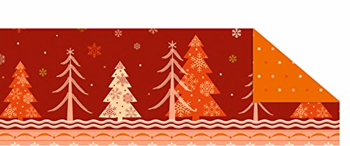 Ursus 12564602 - Fotokarton Winterzauber, 300 g/qm, DIN A4, 10 Blatt, orange/rot